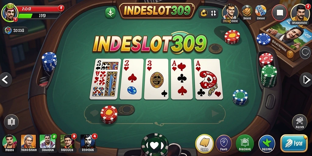 Screenshot INDESLOT303 menunjukkan gameplay Domino yang seru dan interaktif.