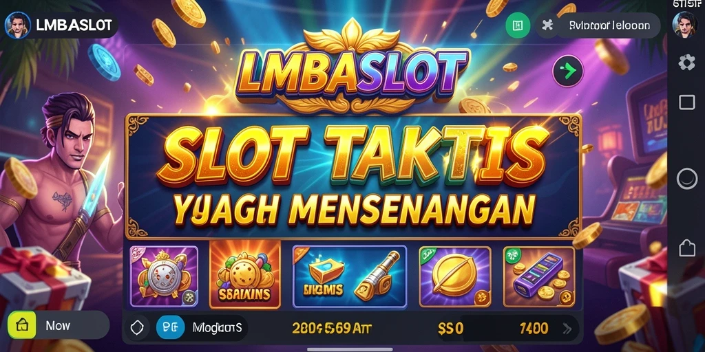 Tampilan menarik dari gameplay LMBASLOT yang penuh strategi.