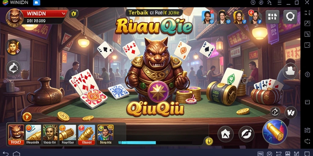 Gameplay seru WINIDN dengan fitur QiuQiu menantang.